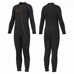 Women's Swimwear 3mm Neoprene Wetsuit For Kid Rash Guards Snorkeling Diving Suit Long Sleeve Surfing Swimsuit Keep Warm Freediving Wet 6-16T