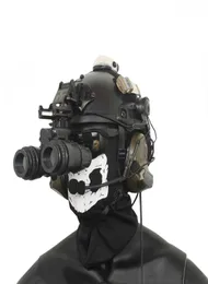 Bisiklet kaskları taktik ANPVS15 NVG Gece Görme Gözlük Kukla Model Alüminyum Kask Montajı 1 Set2403253