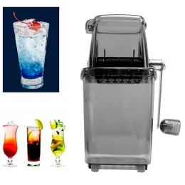 Rakare Ice Crusher and Snow Cone Machine Rakad ismaskin sugbas för snabb krossning, milkshake glass, skärande fiskebet