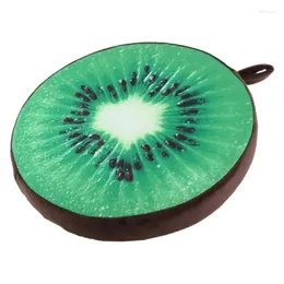 Kudde 33 cm för kreativ 3D -mjuk S -dekorativ plysch sittplats Kontorstol Back Green Fruit Orang W3je