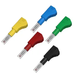 10pcs 4mm Banana Plug Safety Retractable Stackable Solder In line DIY assembly Test leads connectors