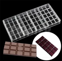 12 6 06cm polycarbonate chocolate bar mold DIY baking pastry confectionery tools sweet candy chocolate mould Y2006187489718