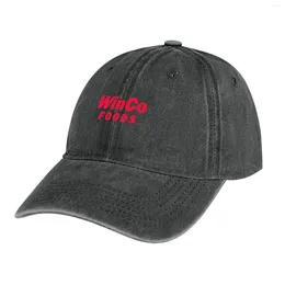 Basker Winco Foods logo cowboy hatt barn trucker caps kvinnliga män