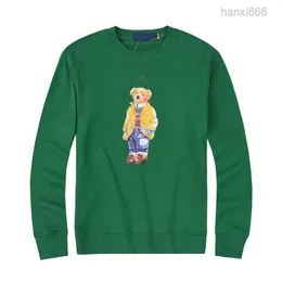 Laurens Bear Sweatshirts Orange Polo Sweater Horse Set Print Lawrence Cotton Casual Waterpolo Heif