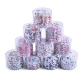 100Pcs Cake Paper Cups Muffin Cup Baking Mold Cupcake Party Supplies Home & Kitchen Bakeware Pastry Tools