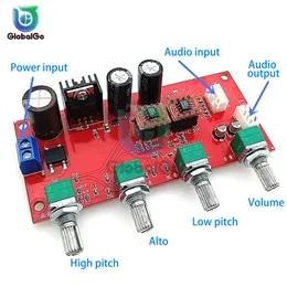 NE5532 Preamp HiFi Stereo Audio Tone Volume Control Preamplifier Preamp ...