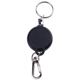 Multifunktional Retractable Keychain Zink Legierung ABS Name Tag Kartenhalter Key Ring Chain Pull Clip Keyring Outdoor Survival Sport4946344