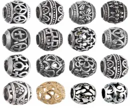 Antichi metalli d'argento perle sciolte Braccialetti originali Braccialetti Pendente Gioielli per le donne Fai da tu -da -te Making3712414