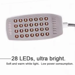 28 LED Super Bright Book Light DC 5V USB 읽기 야간 조명 유연한 테이블 램프 파워 뱅크 노트북 노트북 PC 컴퓨터