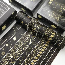 10 pcsset Gold Washi Tape Vintage Klebeband niedliche dekorative Kleber Aufkleber Scrapbooking Diary Stationery 2016 JKXB21038746249