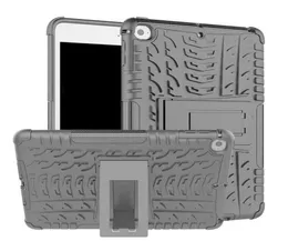 로봇 2IN1 킥 스탠드 충격 견본을위한 튼튼한 헤비 듀티 TPUPC 하이브리드 커버 케이스 iPad Mini 6 5 4 3 2 1 68pcslot2004314