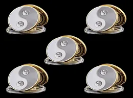 5pcs Честные монеты Металлические суда Tai Chi Gossip Card Guard Protector Poker Chepsr Game Accessories1611683