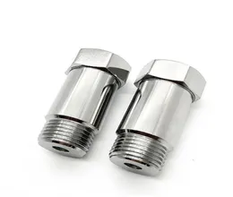 الجزء 2PCS عادم Oxygen Sensor Lambda 45mm O2 M18 X15 تمديد فاصل الطلاء الحديد النيكل موسع 1453181