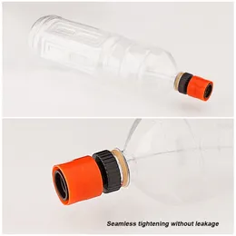 2 Pcs Pressure Washer Connector Hose Soda Bottle Adapter Cap For
