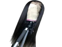 Brasilianska 100 Real Human Hair Wigs 13x4 Remy Straight Lace Front Human For Black Women 28 Inch Wig 1508701641