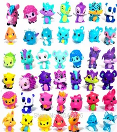 Cartoon Animais Ovo Hatching Modelo Miniature PVC Ação Figuras Mini Fatuetas de Pet Shop Dolls colecionáveis Kids Toys LJ20092417779763