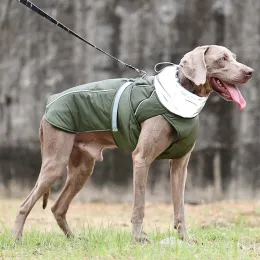 Новая зима Big Dog Thens Водонепроницаемая собачья куртка для средних больших собак сгущать теплую одежду для собак французский бульдог лабрадор костюм