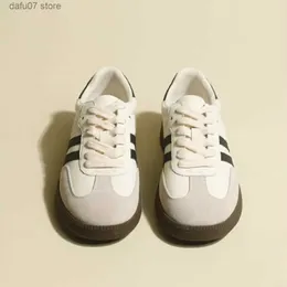 Kleiderschuhe Freizeitschuhe Internet Promi Dexun Schuhe Klassiker vielseitiger Trend flacher Boden klein Weiß für Frauen H240412