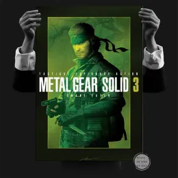 Game Metal Gear Solid Solid 2 3 4 Metal Gear Aufstieg: Revengeance Series Art Poster Leinwand Maldruck Bilddrucken Home Decor Dekoration