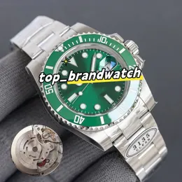 Yüksek Temiz Tasarımcı İzler 40mm Mens Watch Luxury Watch Greenwich Watch 2836/3135 Kutu 904LSTEEL KASASI WATER POOSPLE 200 METER 02