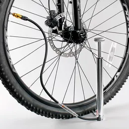 Pompa pneumatico per biciclette MTB ad alta pressione 90psi da 40psi con pneumatico per biciclette con barometro mini pneumatico per biciclette ad alta pressione portatile