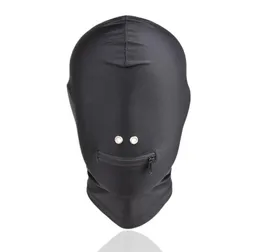 Fetish Bdsm Bondage Sex Hoods Flexible Head Mask Erotic Play Gear Slave Torture Trainer Adult Sex Toys for Women Black GN3124000426853646