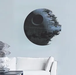 Zooyoo War Death Star Art Art Start Start Sala de estar quarto 3D Adesivo de decoração de casa destacável adesivos de parede para crianças 6511760