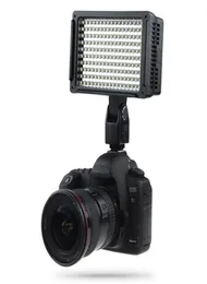 LightDow Pro High Power 160 LED Video Câmera de câmera leve lâmpada com três filtros 5600K para DV Cannon Nikon Olympus Cameras LD2348571