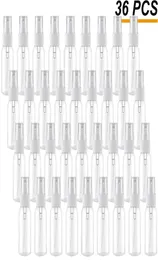 36pcs 30 ml/1oz Mini Fine Nebel Sprühflaschen tragbares Refilble kleiner leerer klarer PSTIC -Reise -Parfümkosmetikbehälter 2207118067229