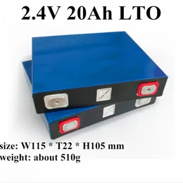 2,4 V 2,3 V 20Ah LTO 20000 cicli Batteria in titana al litio ALTA VENDITA DI LEGGI