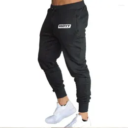 Men's Pants 2024 Spring And Autumn Huo Yite Archery Thin Breathable Solid Color Printed Casual Fitness Pants.