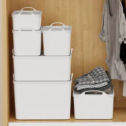 Caixa de armazenamento de brinquedos de artigos de diversão em casa com armário de plástico para armários de armário de roupas de mesa de roupas de cozinha recipientes de armazenamento de cozinha cestas