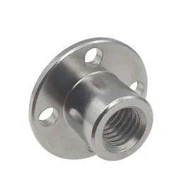 1PCS Flange Acopling porca m3 m4 m5 m6 m8 Diâmetro interno 3mm 4mm 5mm 6mm 8mm adequado para o eixo de rosca do motor Acessórios gerais