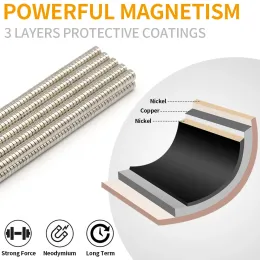 10/50/100/200/500PCSスモールラウンドマグネット5x2ネオジムマグネットN35 5mm x 2mm恒久的なNDFEB超強力マグネットイマン