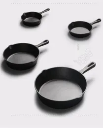 Gusseisen Non -Stick 1426 cm Pfanne Bratpfaden -Pfanne Gasinduktion Kocher Eisen -Eier -Pfannkuchen -Küche Esswerkzeuge Kochware 7316429