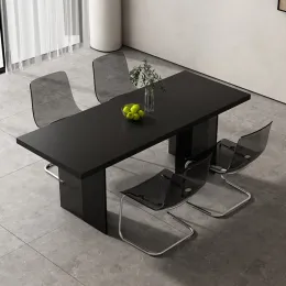현대 투명한 식당 테이블 아크릴 미니멀리스트 주방 간단한 드레싱 테이블 디자인 북유럽 메 사스 드 잔타 가구 YX50CZ