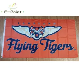 Milb Lakeland Flying Tigers Flag 3x5ft 90cmx150cm Polyester Banner Decoration Flying Home Garden Festive Gifts9892036
