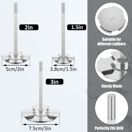 3pcs PVC Raccordi Socket Saver 1.5/2/3 pollici condutto Condottatore Aiutante per impianto idraulico per impianto idraulico per perforazione di potenza variabile a velocità variabile da 1/2in