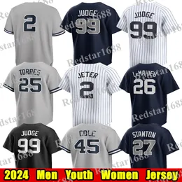 Aaron Judge Baseball Jersey Juan Soto Anthony Volpe Rizzo Giancarlo Stanton Gleyber Torres Oswaldo Cabrera Jose Trevino Babe Ruth Derek Jeter Gerrit Cole Jerseys