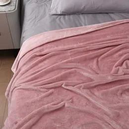 2023 Nuova coperta di pelliccia calda super morbida soffice divano soffice divano letti letto beige foglio di biancheria da letto calda rosa accogliente coperta