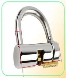 Titanium Dring PA Lock Eichel durchdringende männliche Geräte Penis -Geschirr -Zurückhaltung Leinen FITPA PUNKTURE4539427