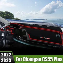 Changan CS55 PLUS 2022 2023 Araç Gösterge Tablosu Kapağı Güneş Gölgesi Mat Slip Slip Kılıfı Işık Pad Anti-UV Gösterge Panel Halı