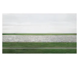 Andreas Gursky Rhein II Pography Painting Painte Print Print Home Decord Decor или Unframed Popaper Material6085890