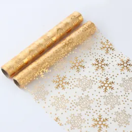 Jul Sparkle Metallic Gold Thin Table Runners Merry Chulty Decorations For Home 2023 Xmas Navidad Gift Nyår 2024