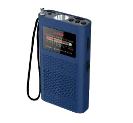مشغل راديو محمول AM/FM/MP3 مع المصباح 2200mAh الذي يتم تشغيله ، أفضل استقبال هوائي طويل ، أطول ترانزستور يدوم