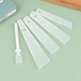 5pcs/set 15/20/30/40mm deri kazıyıcı sakız tahtası DIY el yapımı deri aletler plastik pp pratik yapıştırma deri aksesuarları