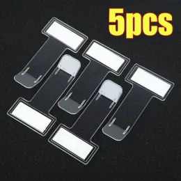 Clip Ticket De Parking Auto - Support Adhésif Transparent Pour Pare-brise (Lot De 6)