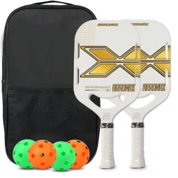 Cricket Carbon Fiber Pickleball Paddles Set, USAPA Approved, Pickle Ball Racket, Comfortable Grip, Great Control Racquet for Men and Wom