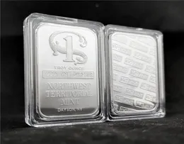 5pcs مركبة غير مغناطيسية شمال غرب Mint Dayton NV 1 Troy Ounce 999 Fine Sliver Plated Bar Replica Collection322056785