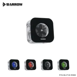 Cooling Barrow 5V Water Flow Meter Velocity Tachometer Separate Watercooled Cooling 3PIN Header RGB Connect to AURA SYNC SLFV2RGB